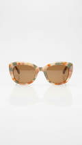 Polished Acetate Statement Sunglasses