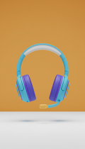 Blue Wireless Gaming Headset