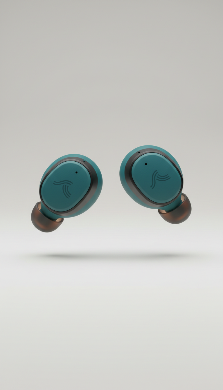 Bondi Teal wireless earbuds