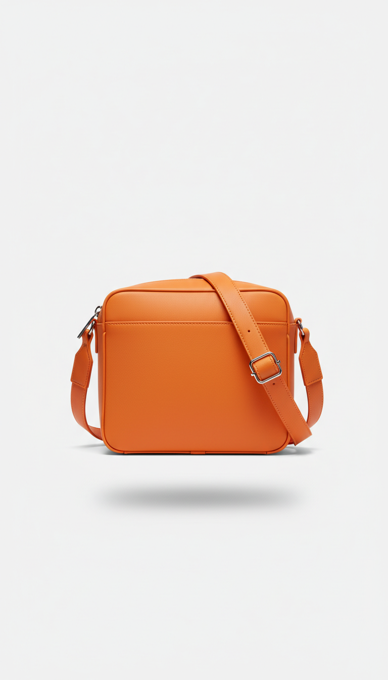 Orange Statement Crossbody Bag